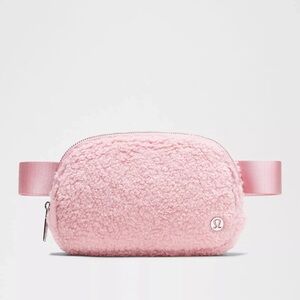 Lululemon Everywhere Pink Sherpa Belt Bag